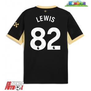 Manchester City Rico Lewis #82 Segunda Equipación 2026-27 Manga Corta